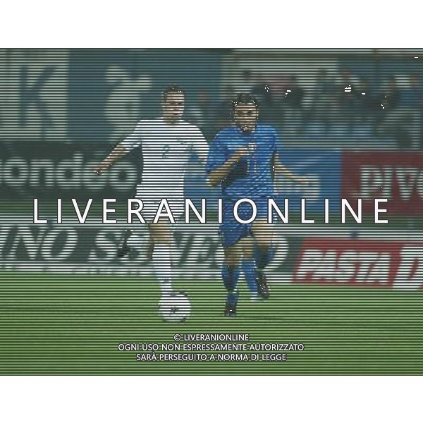 NOVA GORICA ( SLO ) 08 / 10 / 2004 SLOVENIA U21-ITALIA U21 NELLA FOTO: GIAMPAOLO PAZZINI FOTO PAOLA GARBUIO / ALDO LIVERANI s.a.s