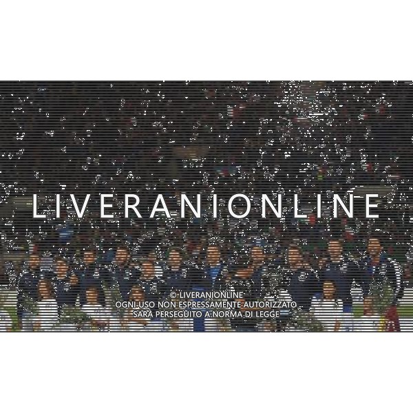 Amichevole FIFA Roma - 14.08.2013 Italia-Argentina Nella Foto:italia squadra durante l\'inno /Ph.Vitez-Ag. Aldo Liverani