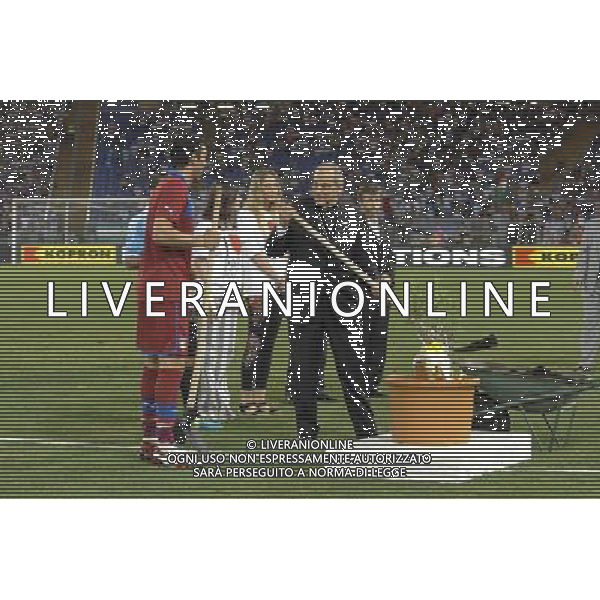 Roma - 14/08/2013 - Stadio Olimpico - Gara Amichevole - Italia vs Argentina - nella foto: il cardinale bertone /Ph. Fabrizio Corradetti - Ag. Aldo Liverani sas