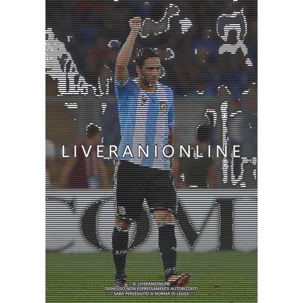 Amichevole FIFA Roma - 14.08.2013 Italia-Argentina Nella Foto:higuain esulta /Ph.Vitez-Ag. Aldo Liverani