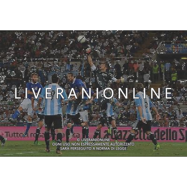 Amichevole FIFA Roma - 14.08.2013 Italia-Argentina Nella Foto:andujar anticipa de rossi e osvaldo /Ph.Vitez-Ag. Aldo Liverani