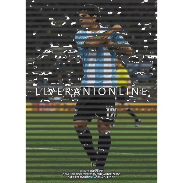 Amichevole FIFA Roma - 14.08.2013 Italia-Argentina Nella Foto:banega esulta /Ph.Vitez-Ag. Aldo Liverani