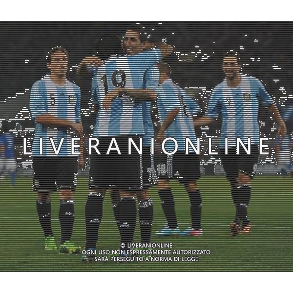 Amichevole FIFA Roma - 14.08.2013 Italia-Argentina Nella Foto:banega esulta /Ph.Vitez-Ag. Aldo Liverani