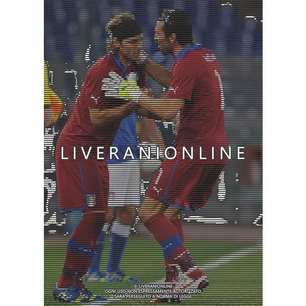 Amichevole FIFA Roma - 14.08.2013 Italia-Argentina Nella Foto:sostituzione buffon marchetti /Ph.Vitez-Ag. Aldo Liverani