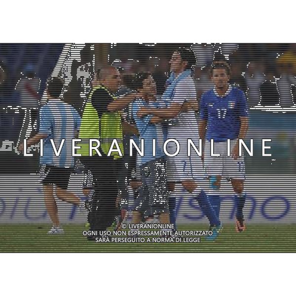 Amichevole FIFA Roma - 14.08.2013 Italia-Argentina Nella Foto:invasione di campo a fine partita /Ph.Vitez-Ag. Aldo Liverani