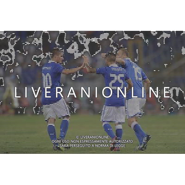 Roma - 14/08/2013 - Stadio Olimpico - Gara Amichevole - Italia vs Argentina - nella foto: Verratti e Insigne /Ph. Fabrizio Corradetti - Ag. Aldo Liverani sas