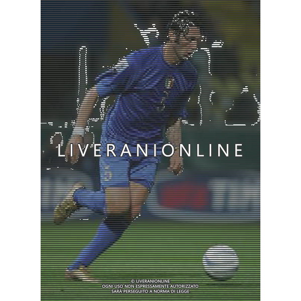 Parma 13 ottobre 2004 Italia-Bielorussia qualificazioni mondiali 2006 nella foto: Materazzi Marco foto Aldo liverani