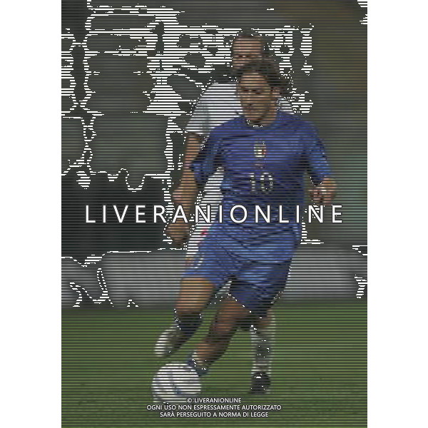 Parma 13 ottobre 2004 Italia-Bielorussia qualificazioni mondiali 2006 nella foto: Totti Francesco foto Aldo liverani
