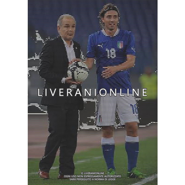 Amichevole FIFA Roma - 14.08.2013 Italia-Argentina Nella Foto:Montolivo Riccardo-Sabella Alejandro /Ph.Vitez-Ag. Aldo Liverani