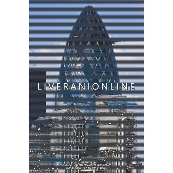 The Gherkin and The Lloyds Building, London, England ©PHOTOSHOT/AGENZIA ALDO LIVERANI SAS - ITALY ONLY - EDITORIAL USE ONLY