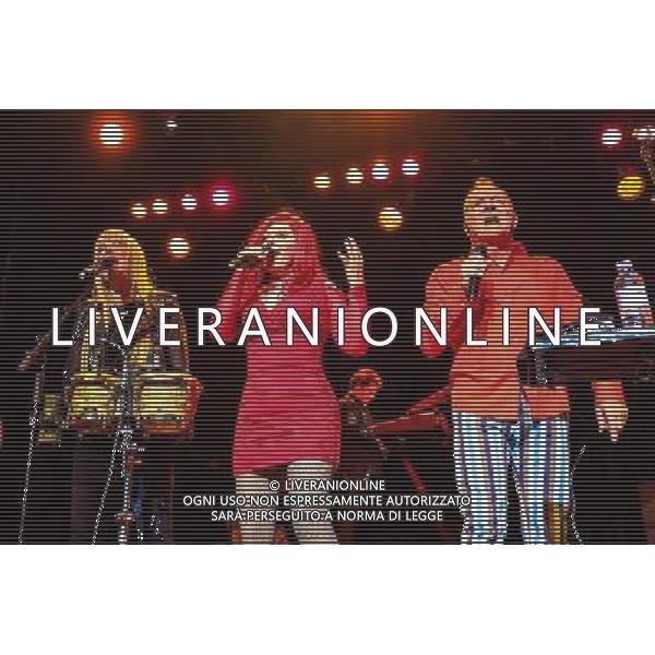 B52s live in London at the Indigo 02 on Friday 16th . August 2013. The B52s are ©PHOTOSHOT/AGENZIA ALDO LIVERANI SAS - ITALY ONLY - EDITORIAL USE ONLY