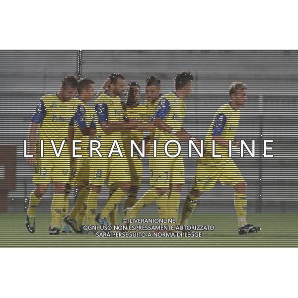 CHIEVO - EMPOLI COPPA ITALIA TIM CUP A VICENZA 17 AGOSTO 2013 NELLA FOTO ESULTANZA DOPO IL GOL DI RADOVANOVIC ©GARBUIO/AGENZIA ALDO LIVERANI SAS