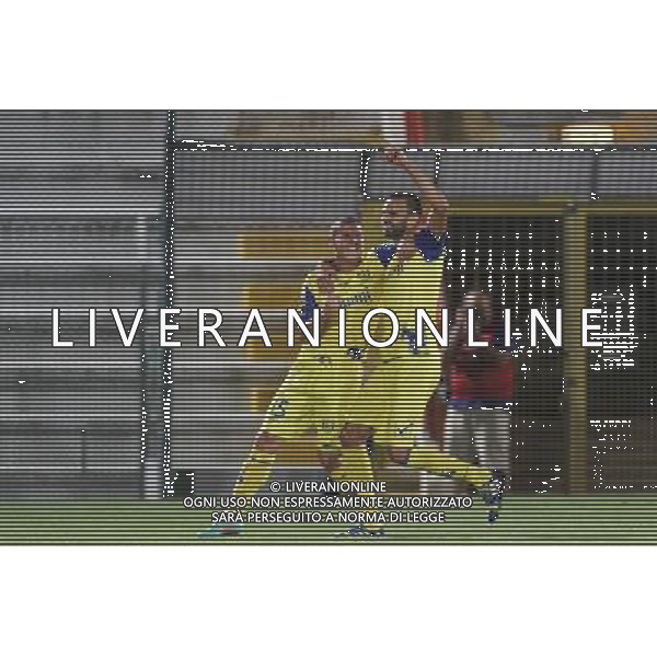 CHIEVO - EMPOLI COPPA ITALIA TIM CUP A VICENZA 17 AGOSTO 2013 NELLA FOTO ESULTANZA DOPO IL GOL DI RADOVANOVIC ©GARBUIO/AGENZIA ALDO LIVERANI SAS