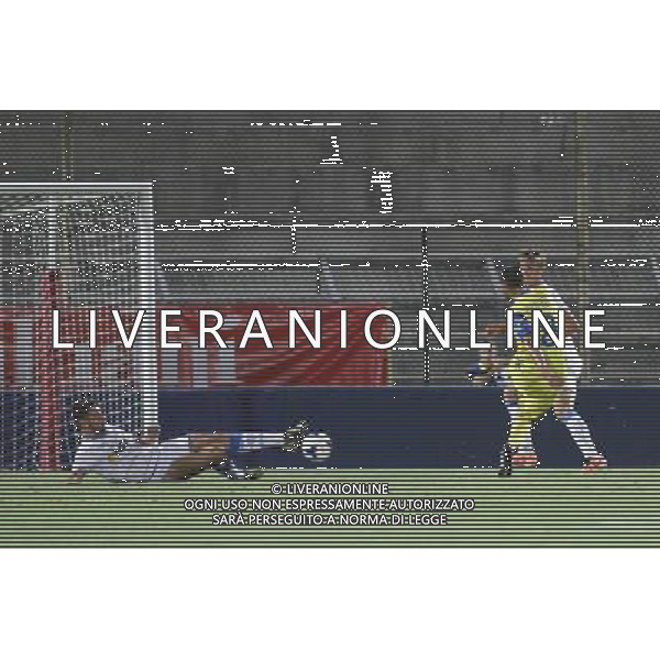 CHIEVO - EMPOLI COPPA ITALIA TIM CUP A VICENZA 17 AGOSTO 2013 NELLA FOTO IL GOL DI RADOVANOVIC ©GARBUIO/AGENZIA ALDO LIVERANI SAS