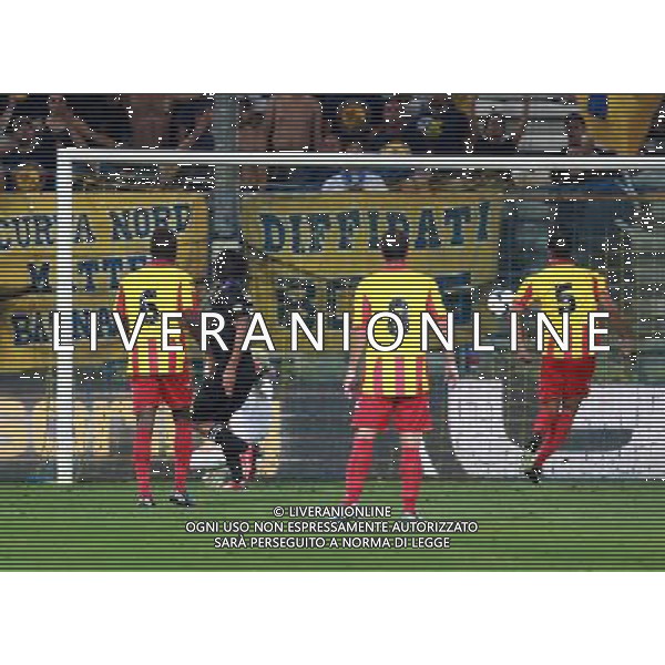PARMA 17 AGOSTO 2013 / COPPA ITALIA TIM 2013-2014 / PARMA VS LECCE / NELLA FOTO: LA GOL DELL\'1-0 DI AMAURI / FOTO FRANCESCA SOLI - AGENZIA ALDO LIVERANI SAS