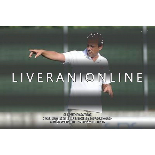 Como 4-08-2013 Calcio Como nella foto Giovanni Colella allenatore del Como foto Roberto Garavaglia - ag. Aldo Liverani sas