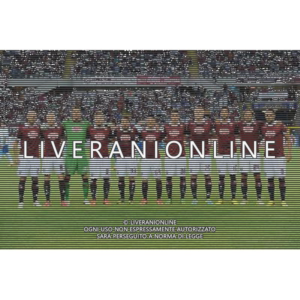 Torino 17-08-2013 TIM Cup - Coppa Italia terzo turno eliminatorio Torino - Pescara nella foto la formazione del Torino da SX Guillermo Rodriguez - Alexander Farnerud - Daniele Padelli - Ciro Immobile - Matteo Brighi - Nicola Bellomo - Matteo Darmian - Kamil Glik - Marcelo Larrondo - Emiliano Moretti - Danilo D\'Ambrosio foto Roberto Garavaglia - ag. Aldo Liverani sas