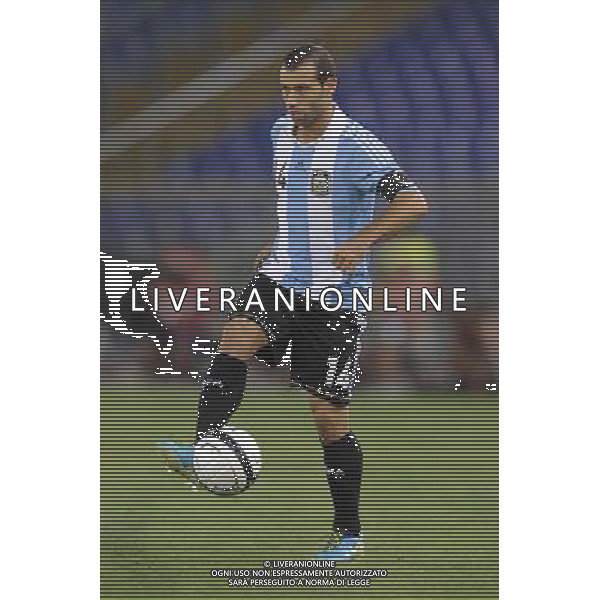 Roma - 14/08/2013 - Stadio Olimpico - Gara Amichevole - Italia vs Argentina - nella foto: Javier Mascherano /Ph. Fabrizio Corradetti - Ag. Aldo Liverani sas