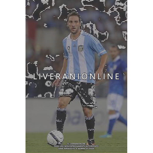 Roma - 14/08/2013 - Stadio Olimpico - Gara Amichevole - Italia vs Argentina - nella foto: Gonzalo Higuain /Ph. Fabrizio Corradetti - Ag. Aldo Liverani sas