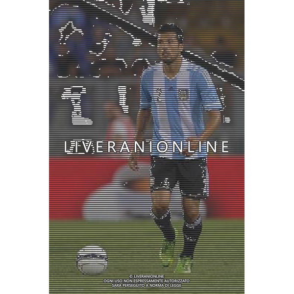 Roma - 14/08/2013 - Stadio Olimpico - Gara Amichevole - Italia vs Argentina - nella foto: Ezequiel Garay /Ph. Fabrizio Corradetti - Ag. Aldo Liverani sas