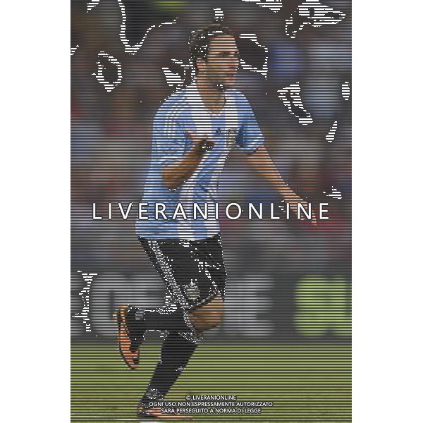 Roma - 14/08/2013 - Stadio Olimpico - Gara Amichevole - Italia vs Argentina - nella foto: Gonzalo Higuain esulta dopo il gol /Ph. Fabrizio Corradetti - Ag. Aldo Liverani sas