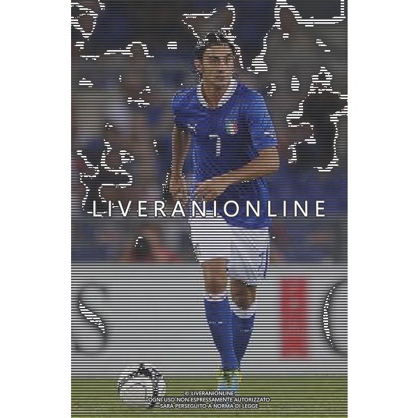 Roma - 14/08/2013 - Stadio Olimpico - Gara Amichevole - Italia vs Argentina - nella foto: Alberto Aquilani /Ph. Fabrizio Corradetti - Ag. Aldo Liverani sas