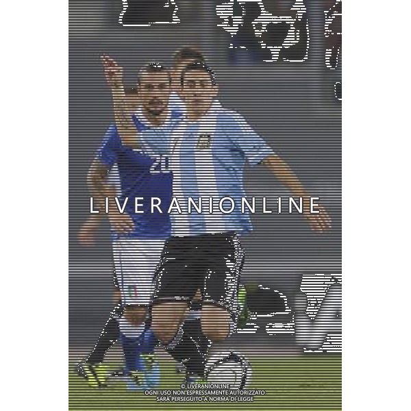 Roma - 14/08/2013 - Stadio Olimpico - Gara Amichevole - Italia vs Argentina - nella foto: Angel Di Maria /Ph. Fabrizio Corradetti - Ag. Aldo Liverani sas