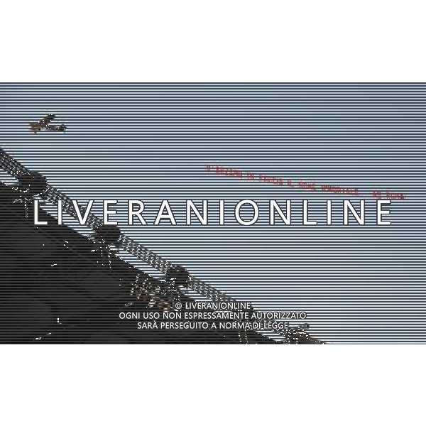 Supercoppa TIM 2013 Torino - 18.08.2013 Juventus-Lazio Nella Foto:aereo dei tifosi della roma sopra lo stadio /Ph.Vitez-Ag. Aldo Liverani