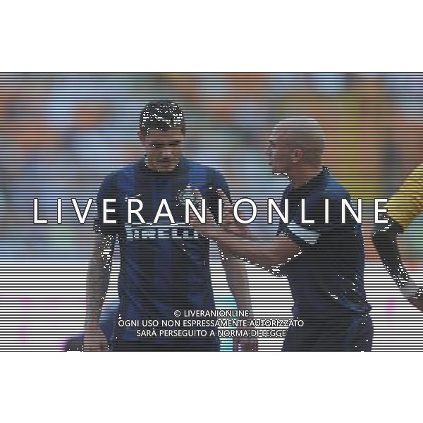 INTER - CITTADELLA COPPA ITALIA TIM CUP 18-08-2013 NELLA FOTO : ICARDI E CAMBIASSO ©RAVEZZANI/AGENZIA ALDO LIVERANI SAS 
