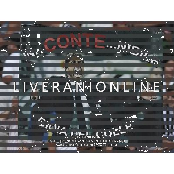 Supercoppa TIM 2013 Torino - 18.08.2013 Juventus-Lazio Nella Foto: striscione tifosi juventus /Ph.Vitez-Ag. Aldo Liverani