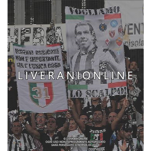 Supercoppa TIM 2013 Torino - 18.08.2013 Juventus-Lazio Nella Foto: striscione tifosi juventus /Ph.Vitez-Ag. Aldo Liverani