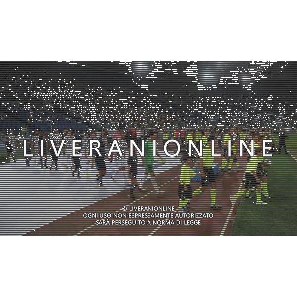 Supercoppa TIM 2013 Torino - 18.08.2013 Juventus-Lazio Nella Foto:le squadre entrano in campo /Ph.Vitez-Ag. Aldo Liverani