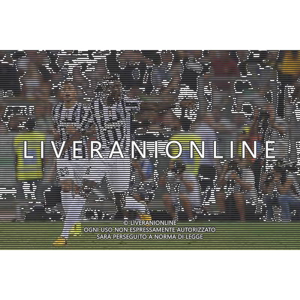 Roma - 18/08/2013 - Stadio Olimpico - Supercoppa TIM 2013-2014 - Juventus vs SS Lazio - nella foto: Paul Pogda esulta dopo il gol /Ph. Fabrizio Corradetti - Ag. Aldo Liverani sas