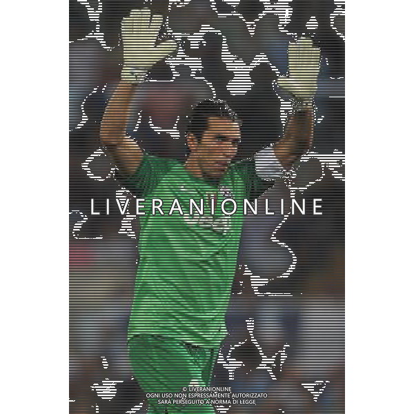 Supercoppa TIM 2013 Torino - 18.08.2013 Juventus-Lazio Nella Foto:buffon esulta /Ph.Vitez-Ag. Aldo Liverani