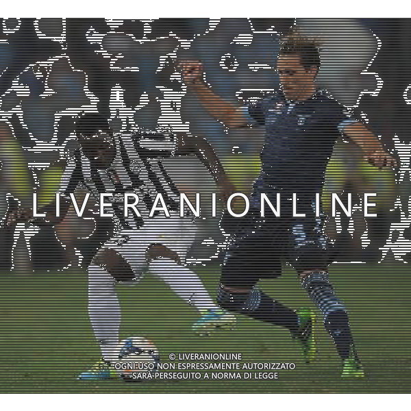 Supercoppa TIM 2013 Torino - 18.08.2013 Juventus-Lazio Nella Foto:asamoah biglia /Ph.Vitez-Ag. Aldo Liverani