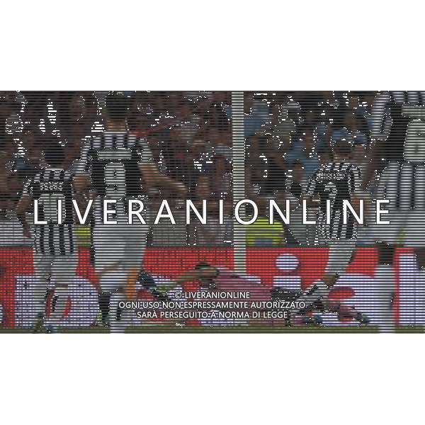 Supercoppa TIM 2013 Torino - 18.08.2013 Juventus-Lazio Nella Foto:chiellini gol /Ph.Vitez-Ag. Aldo Liverani