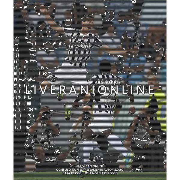 Supercoppa TIM 2013 Torino - 18.08.2013 Juventus-Lazio Nella Foto:lichtsteiner esulta /Ph.Vitez-Ag. Aldo Liverani