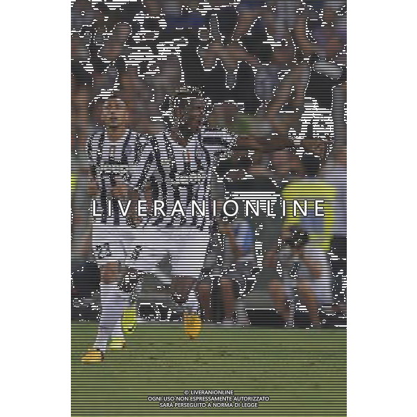 Roma - 18/08/2013 - Stadio Olimpico - Supercoppa TIM 2013-2014 - Juventus vs SS Lazio - nella foto: Paul Pogda esulta dopo il gol /Ph. Fabrizio Corradetti - Ag. Aldo Liverani sas