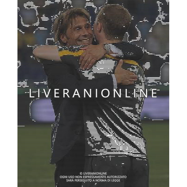 Supercoppa TIM 2013 Torino - 18.08.2013 Juventus-Lazio Nella Foto:conte esulta a fine partita /Ph.Vitez-Ag. Aldo Liverani