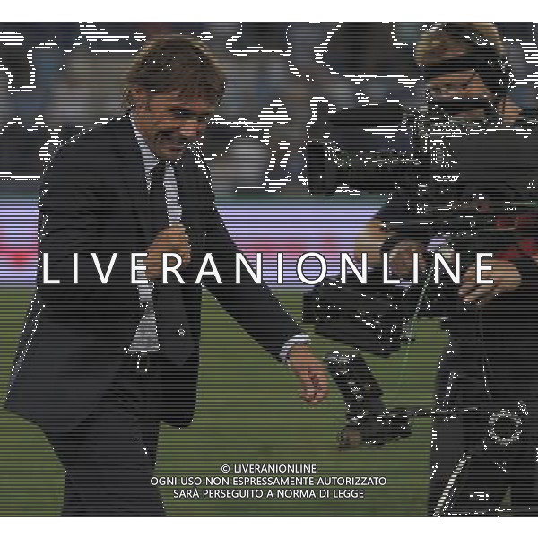 Supercoppa TIM 2013 Torino - 18.08.2013 Juventus-Lazio Nella Foto:conte esulta a fine partita /Ph.Vitez-Ag. Aldo Liverani