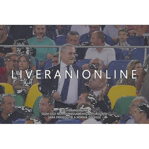 Roma - 18/08/2013 - Stadio Olimpico - Supercoppa TIM 2013-2014 - Juventus vs SS Lazio - nella foto: Claudio Lotito /Ph. Fabrizio Corradetti - Ag. Aldo Liverani sas