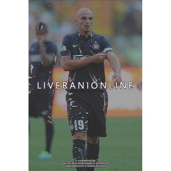 MILANO, 18-08-2013 / å©FOTO GIORGIO RAVEZZANI COPPA ITALIA TIM INTER-CITTADELLA 4-0 NELLA FOTO : ESTEBAN CAMBIASSO AG ALDO LIVERANI SAS