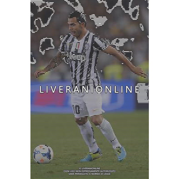 Roma - 18/08/2013 - Stadio Olimpico - Supercoppa TIM 2013-2014 - Juventus vs SS Lazio - nella foto: Carlos Tevez /Ph. Fabrizio Corradetti - Ag. Aldo Liverani sas