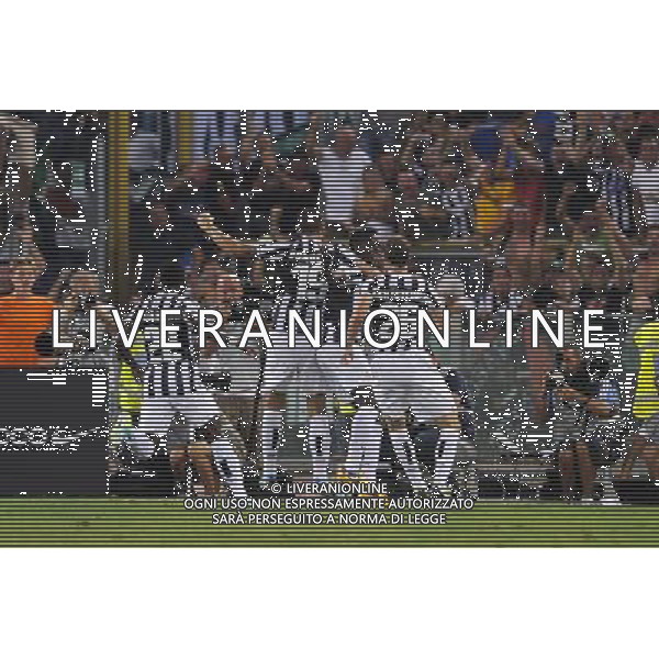 Roma - 18/08/2013 - Stadio Olimpico - Supercoppa TIM 2013-2014 - Juventus vs SS Lazio - nella foto: L\'esultanza al gol di Paul Pogba /Ph. Fabrizio Corradetti - Ag. Aldo Liverani sas