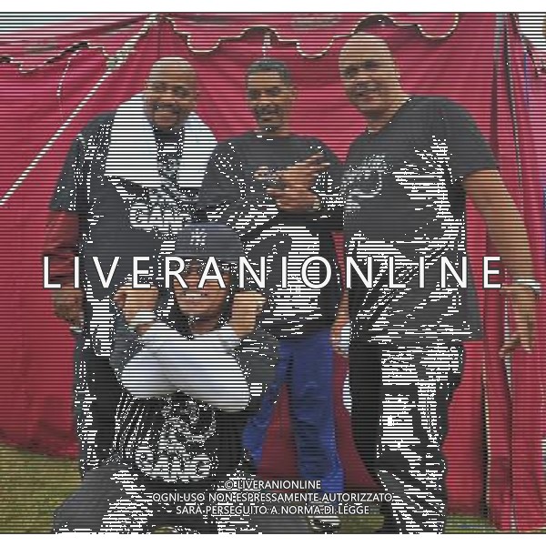Rewind Festival at Henley On Thames Saturday 170813. Sugar Hill Gang pictured headlining band members include:Michael \'Wonder Mike\' Wright, Henry \'Big Bank Hank\' Jackson, and Guy \'Master Gee\' O\'Brien ©photoshot/AGENZIA ALDO LIVERANI SAS - ITALY ONLY - EDITORIAL USE ONLY