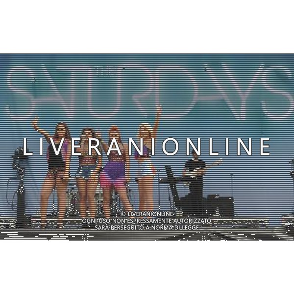  The Saturdays performing live at V Festival, Hylands Park, Chelmsford, on Sunday August 18, 2013. ©photoshot/AGENZIA ALDO LIVERANI SAS - ITALY ONLY - EDITORIAL USE ONLY