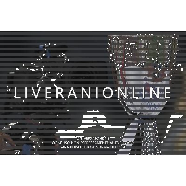 Supercoppa TIM 2013 Torino - 18.08.2013 Juventus-Lazio Nella Foto:Coppa Telecamera Riprese TV /Ph.Vitez-Ag. Aldo Liverani