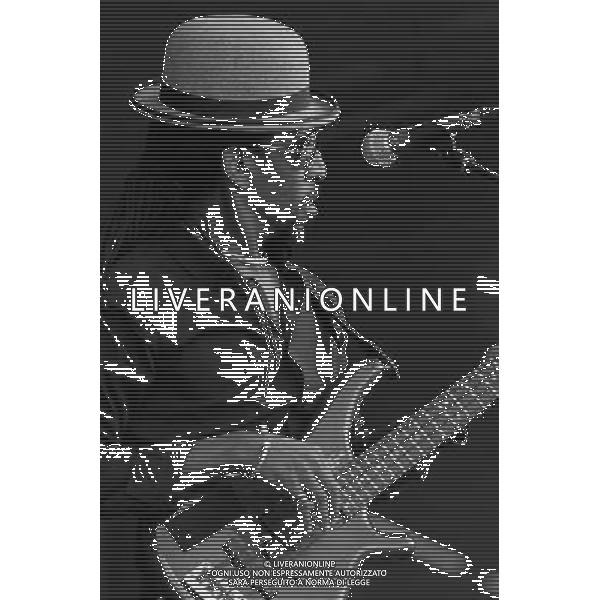 Aswad - Tony \'Gad\' Robinson - vocals, bass, keyboards, performing live in concert at the 2013 Rewind Festival, Day 2, Sunday, 18th August, Temple Island Meadows, Remenham Farm, Remenham, Henley-on-Thames, Oxfordshire, United Kingdom Date: 18/08/2013 ©photoshot/AGENZIA ALDO LIVERANI SAS - ITALY ONLY - EDITORIAL USE ONLY