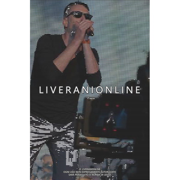 Blancmange - Neil Arthur - vocals performing live in concert at the 2013 Rewind Festival, Day 2, Sunday, 18th August, Temple Island Meadows, Remenham Farm, Remenham, Henley-on-Thames, Oxfordshire, United Kingdom Date: 18/08/2013 ©photoshot/AGENZIA ALDO LIVERANI SAS - ITALY ONLY - EDITORIAL USE ONLY