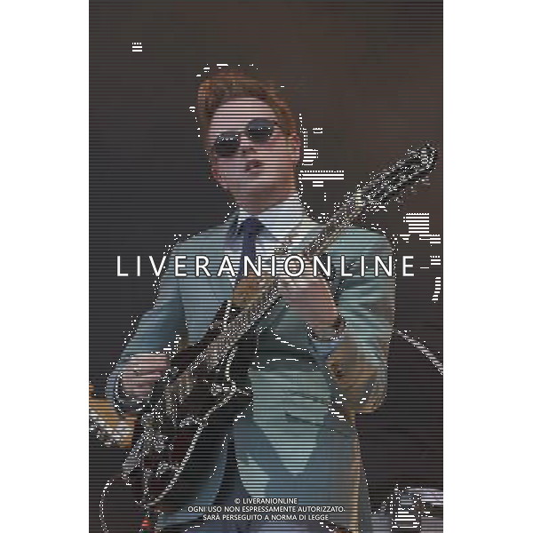Alex Trimble of Two Door Cinema Club performs at V Festival 2013, Weston Park, Staffordshire, 18th August 2013. ©photoshot/AGENZIA ALDO LIVERANI SAS - ITALY ONLY - EDITORIAL USE ONLY